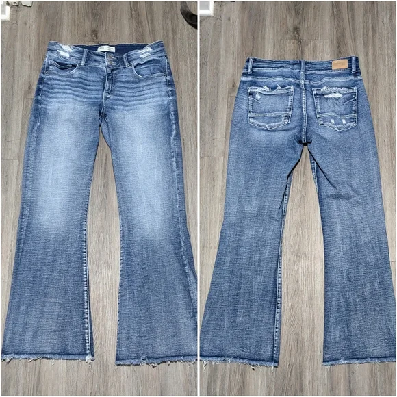 Buckle BKE Payton Universal Midrise Flare Jeans Sz 31 12/14 ABK889R - Picture 6 of 9